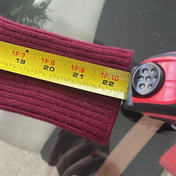 Athleta 100% cashmere lodge sweater chianti striped pullover cozy warm size XXS - Picture 8 of 9